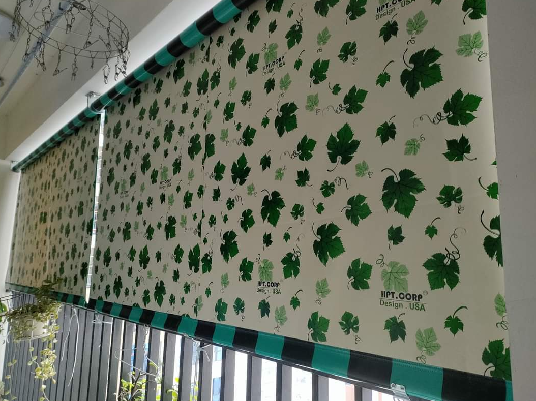 Bạt Tự Cuốn Hoa Nhật Bản