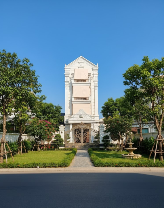 Bạt Tự Quấn Cho Biệt Thự Sân Vườn